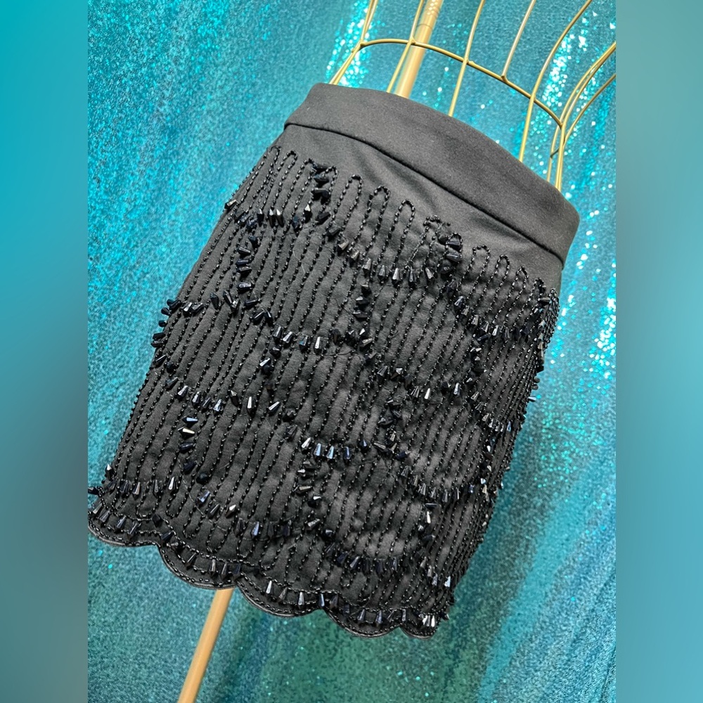 Black Studded Skirt